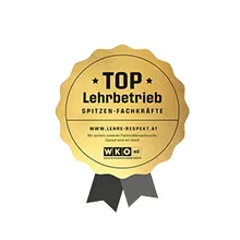 Aufkleber &bdquo;TOP Lehrbetrieb&ldquo; 